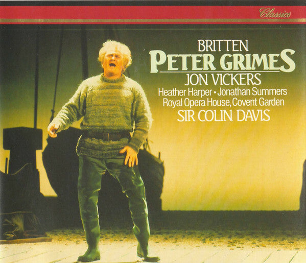 Britten - Jon vickers, orchestra and chorus of the royal opera house, covent garden, sir colin davis - Peter grimes - Britten - CD