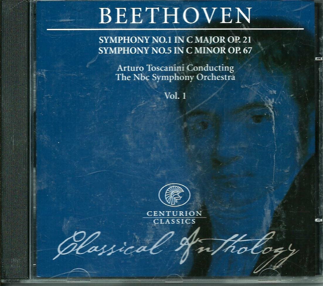 Beethoven : Symp. 5 op 67,1 op 67,2 op 67,3 op 67,4, symp. 1 op 21,1 op 21,2 op 21,3 op 21,4 - Beethoven - CD