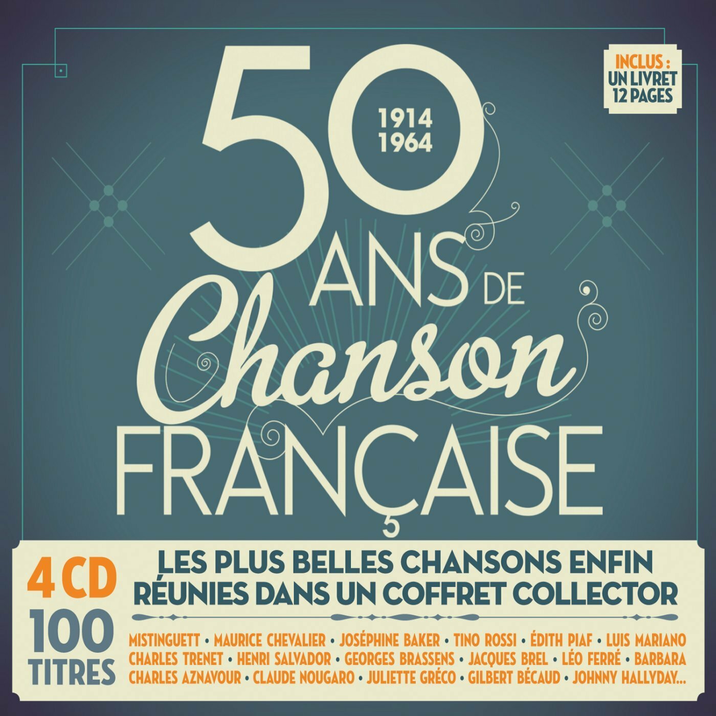 50 ans de chanson française - Collectif - CD