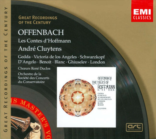 Offenbach - Gedda, victoria de los angeles, schwarzkopf, d'angelo, benoit, blanc, ghiuselev, london, churs rené duclos, orchestre de la société des concerts du conservatoire, andré - Offenbach - CD