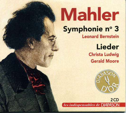 Mahler - Leonard bernstein, christa ludwig, Gerald Moore - Symphonie n°3 , lieder - Mahler - CD