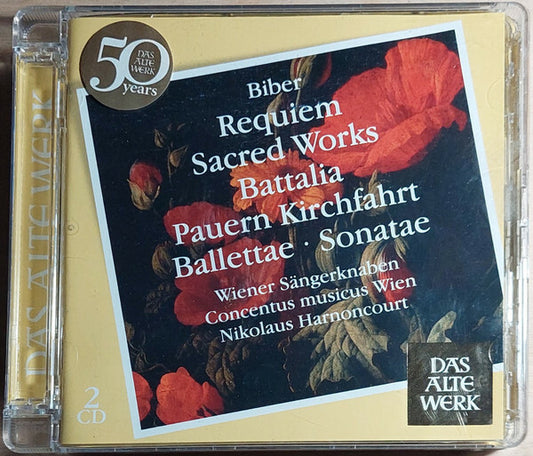 Biber, Concentus Musicus Wien, Wiener Sängerknaben, Chorus Viennensis, Hans Gillesberger, Alice Harnoncourt, Nikolaus Harnoncourt - Requiem cantatas sonatae - Biber, Nikolaus Harnoncourt, Wiener Sängerknaben, Chorus Viennensis, Concentus Musicus Wien, Hans Gillesberger, Alice Harnoncourt - CD
