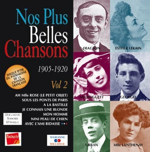 Nos Plus Belles Chansons Vol 2 : 1905-1920 - Collectif - CD