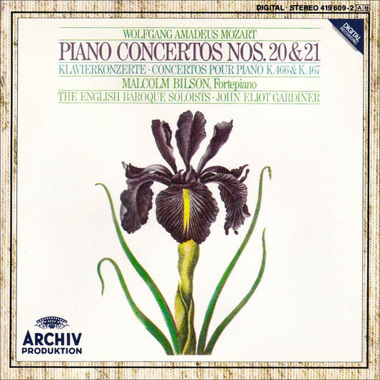 Wolfgang Amadeus Mozart - Malcolm bilson the english baroque soloists john eliot gardiner - Piano concertos nos. 20 & 21 - Wolfgang Amadeus Mozart - CD