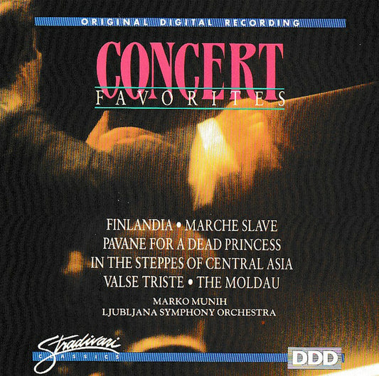 Jean Sibelius, Alexander Borodin, Maurice Ravel, Bedich Smetana, Pyotr Ilyich Tchaikovsky - Concert favorites - Pyotr Ilyich Tchaikovsky, Jean Sibelius, Maurice Ravel, Bedich Smetana, Alexander Borodin - CD
