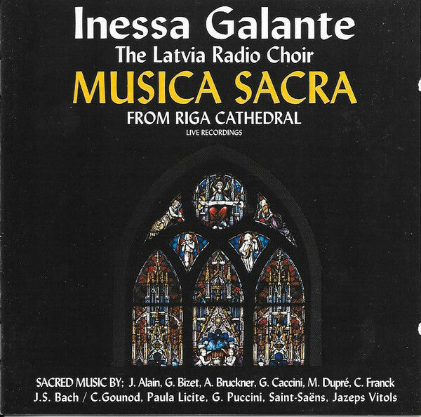 Inessa Galante & Latvian Radio Choir - Musica sacra - Inessa Galante, Latvian Radio Choir - CD