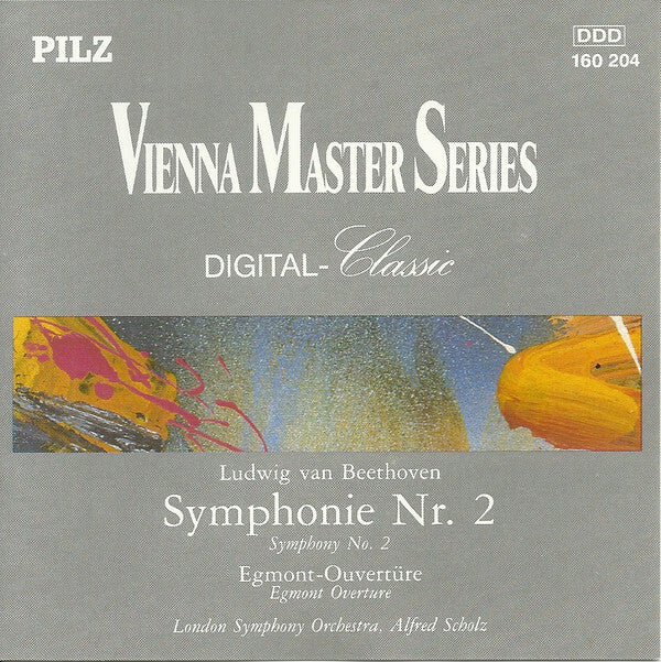 Ludwig Van Beethoven, London Symphony Orchestra , Alfred Scholz - Symphonie nr. 2 = symphony no. 2, egmont ouvertüre = egmont overture - London Symphony Orchestra, Ludwig van Beethoven, Alfred Scholz - CD