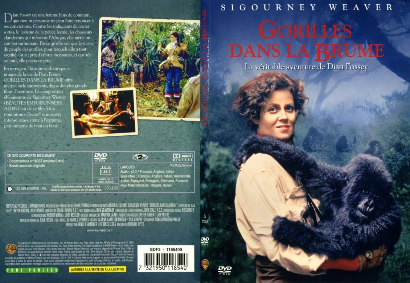 Gorilles dans la brume - Michael Apted - DVD