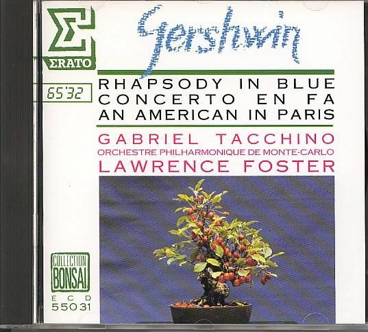 Gershwin - Rhapsodie in blue - gershwin - CD