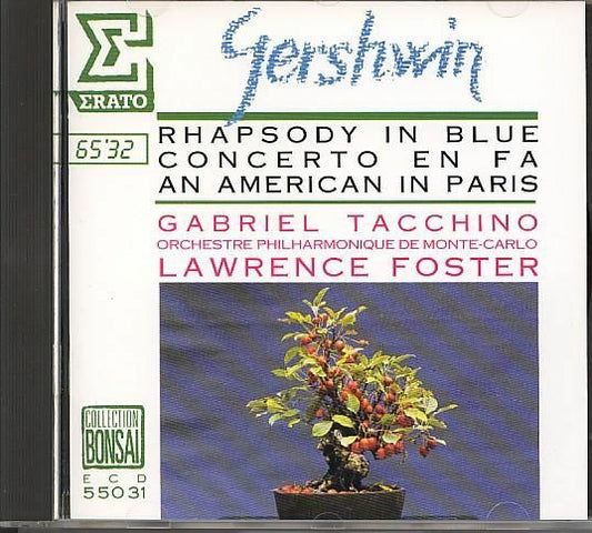Gershwin - Rhapsodie in blue - gershwin - CD