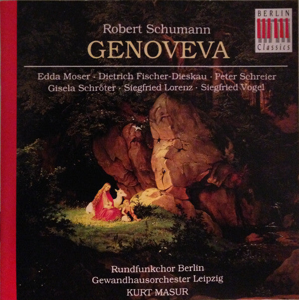 Robert Schumann ? Edda Moser ? Dietrich Fischer-Dieskau ? Peter Schreier ? Gisela Schröter ? Siegfried Lorenz ? Siegfried Vogel, Rundfunkchor Berlin, Gewandhausorchester Leipzig / Kurt Masur - Genovev - Gewandhausorchester Leipzig, Kurt Masur, Rundfunkchor Berlin, Robert Schumann ? Edda Moser ? Dietrich Fischer-Dieskau ? Peter Schreier ? Gisela Schröter ? Siegfried Lorenz ? Siegfried Vogel - CD