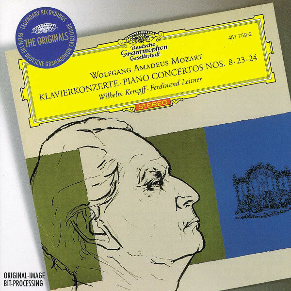 Wolfgang Amadeus Mozart, Wilhelm Kempff, Ferdinand Leitner - Klavierkonzerte = piano concertos nos. 8 23 24 - Wolfgang Amadeus Mozart, Wilhelm Kempff, Ferdinand Leitner - CD
