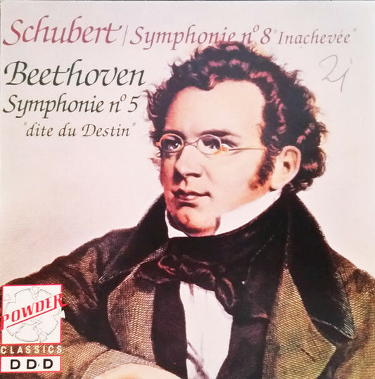 Franz Schubert | Ludwig Van Beethoven - Symphonie n° 8 inachevée, symphonie n° 5 dite du destin - Franz Schubert, Ludwig van Beethoven - CD