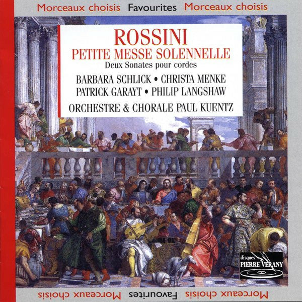 Rossini - Petite messe solennelle, deux sonates pour cordes - rossini - CD