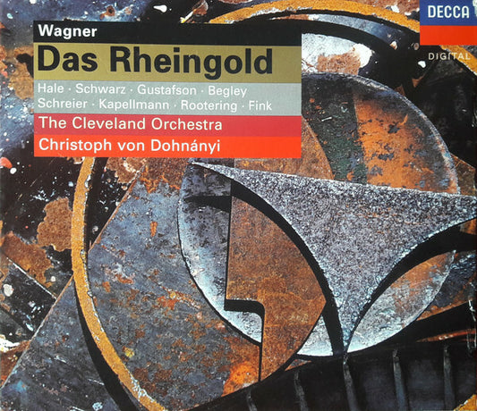 Wagner, Hale, Schwarz, Gustafson, Begley, Schreier, Kapellmann, Rootering, Fink, The Cleveland Orchestra, Christoph Von Dohnányi - Das rheingold - The Cleveland Orchestra, Wagner, Hale, Schwarz, Gustafson, Begley, Schreier, Kapellmann, Rootering, Fink, Christoph Von Dohnányi - CD