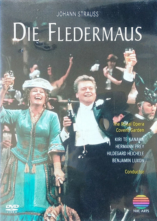 Johann Strauss*, Kiri Te Kanawa, Hermann Prey, Hildegard Heichele, Benjamin Luxon, Placido Domingo - Die Fledermaus - Placido Domingo, Kiri Te Kanawa, Johann Strauss, Hermann Prey, Hildegard Heichele, Benjamin Luxon - DVD