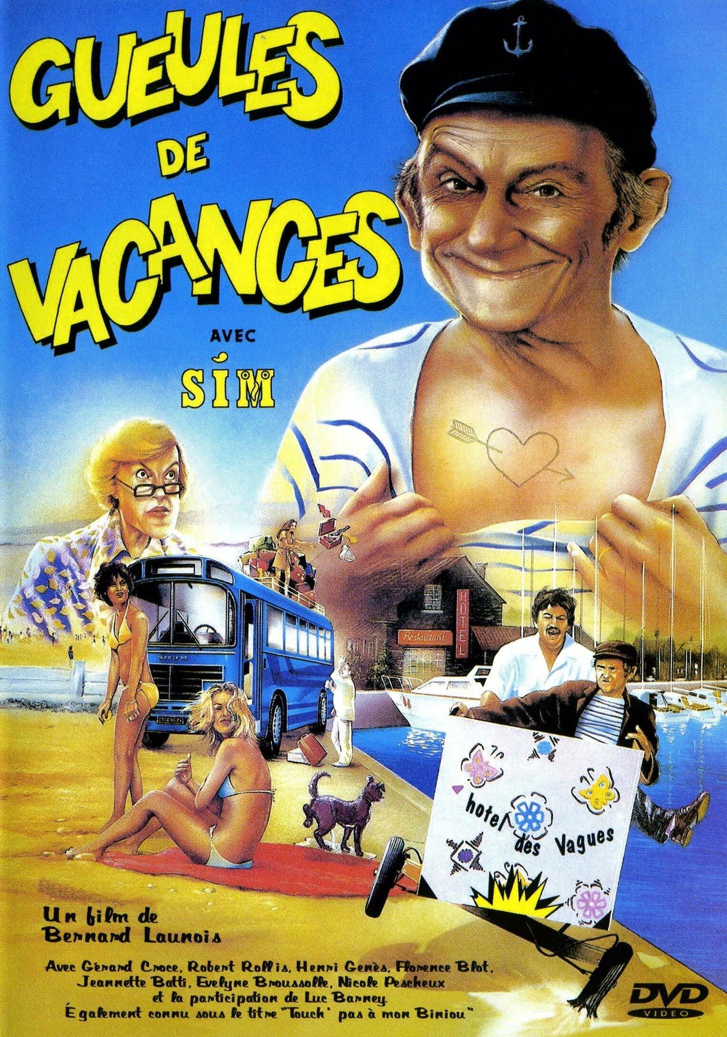 Gueules de Vacances - Bernard Launois - DVD