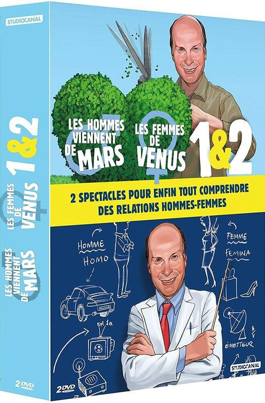 Les Hommes Viennent de Mars, Les Femmes de Vénus 1 & 2 - Gérard Pullicino - DVD