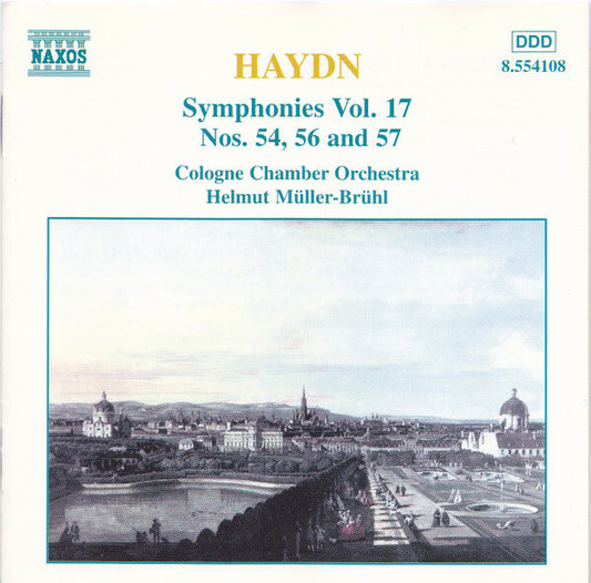 Haydn*, Cologne Chamber Orchestra*, Helmut Müller-Brühl - Symphonies Vol. 17 (Nos. 54, 56 And 57) - haydn, Cologne Chamber Orchestra, Helmut Müller-Brühl - CD