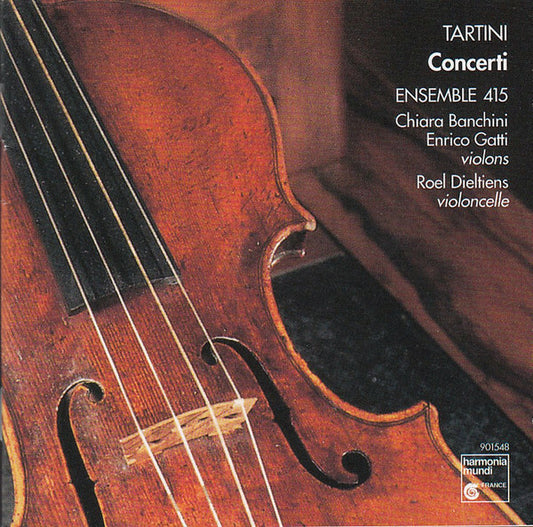 Tartini* - Ensemble 415, Chiara Banchini, Roel Dieltiens, Enrico Gatti - Concerti - Tartini - CD