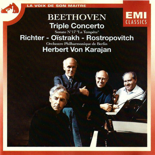 Beethoven* : Richter* - Oïstrach* - Rostropovitch* - Herbert von Karajan - Triple Concerto - Beethoven : Richter - CD