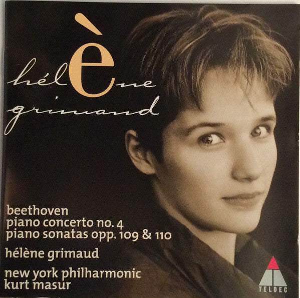 Hélène Grimaud / Masur* / New York Philharmonic, Beethoven* - Piano Concerto No. 4 ? Piano Sonatas Opp.109 & 110 - Beethoven, New York Philharmonic, Hélène Grimaud, Masur - CD