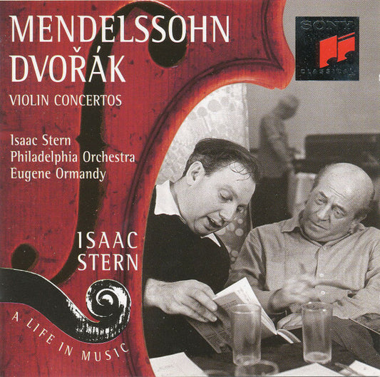 Mendelssohn*, Dvo?ák*, Isaac Stern, Philadelphia Orchestra*, Eugene Ormandy - Violin Concertos - Mendelssohn, eugène ormandy, Philadelphia Orchestra, Isaac Stern, Dvo?ák - CD