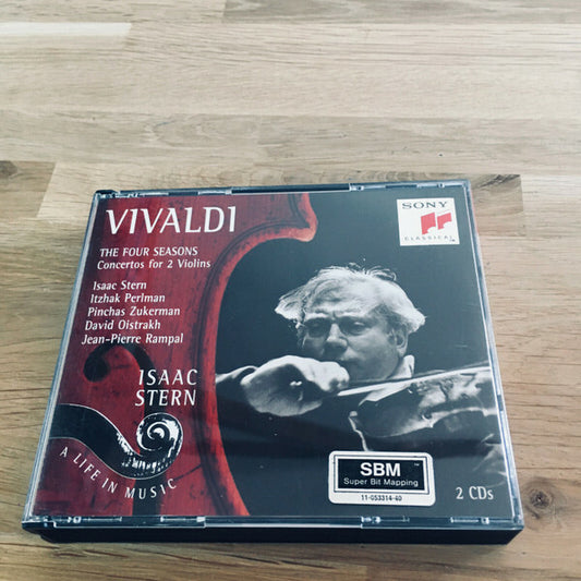 Vivaldi*, Isaac Stern, Itzhak Perlman, Pinchas Zukerman, David Oistrakh*, Jean-Pierre Rampal - The Four Seasons ? Concertos For 2 Violins - Vivaldi, Pinchas Zukerman, Jean-Pierre Rampal, Isaac Stern, Itzhak Perlman, David Oistrakh - CD