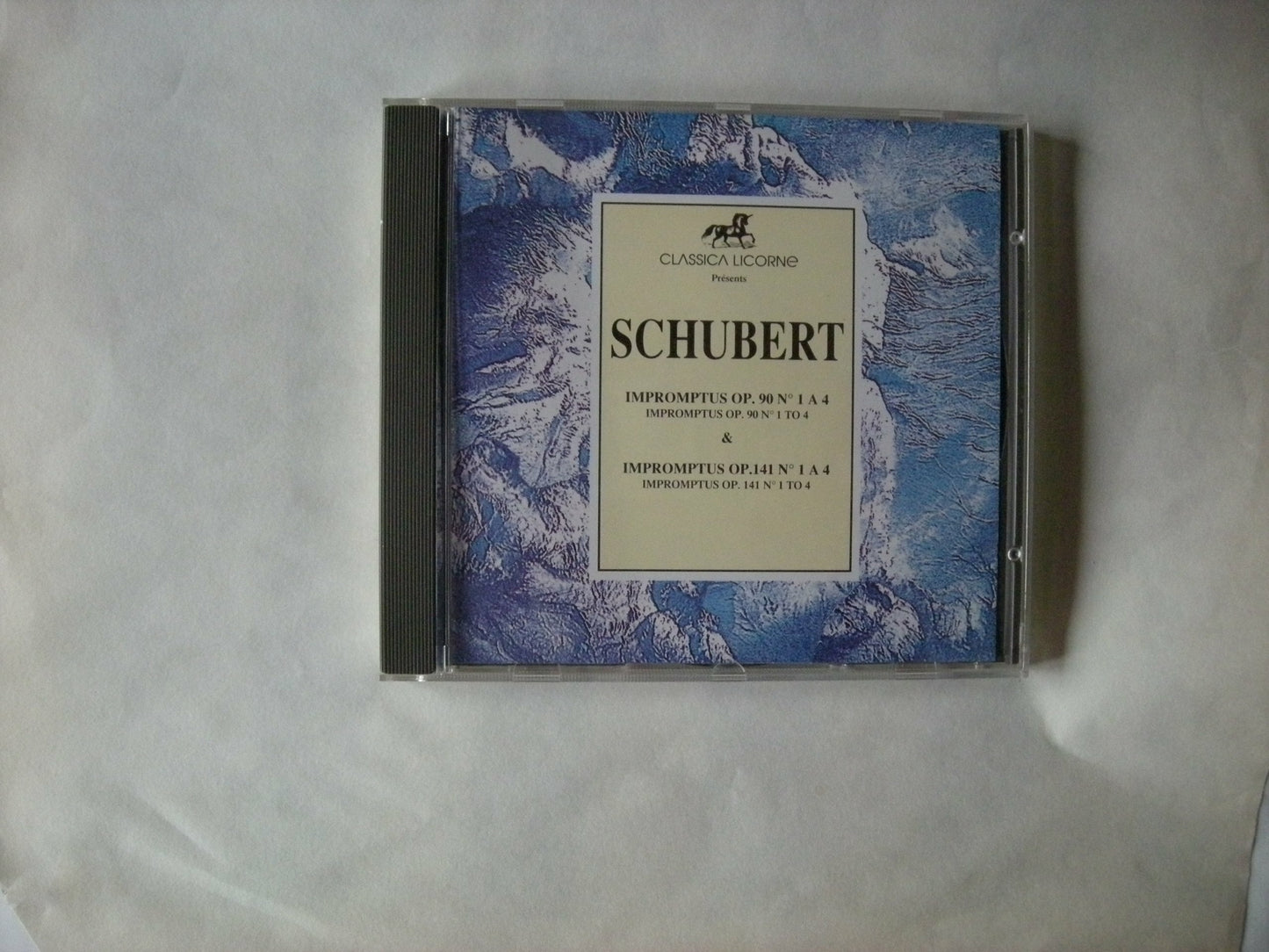 schubert impromptus op 90 & op141 - Silvia Capova - CD