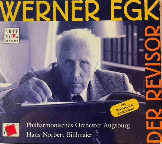 Werner Egk - Philharmonisches Orchester Augsburg, Hans Norbert Bihlmaier - Der Revisor - Werner Egk - CD