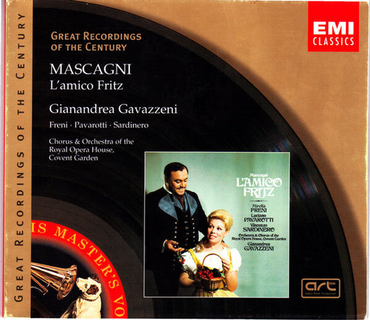 Mascagni* - Freni* · Pavarotti* · Sardinero* · Chorus* & Orchestra Of The Royal Opera House, Covent Garden · Gianandrea Gavazzeni - L'Amico Fritz - Mascagni - CD
