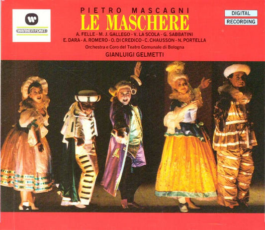 Pietro Mascagni : Felle*, Gallego*, La Scola*, Orchestra & Coro del Teatro Comunale di Bologna*, G.Gelmetti* - Le Maschere - Pietro Mascagni : Felle, Gallego, La Scola, Orchestra & Coro del Teatro Comunale di Bologna, G.Gelmetti - CD
