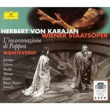 Herbert von Karajan, Sena Jurinac, Margarita Lilova, Otto Wiener, Carlo Cava, Hilde Rössel-Majdan, Gundula Janowitz, Orchester Der Wiener Staatsoper - Monteverdi L?Incoronazione Di Poppea - Herbert Von Karajan, Sena Jurinac, Margarita Lilova, Otto Wiener, Carlo Cava, Hilde Rössel-Majdan, Gundula Janowitz, Orchester Der Wiener Staatsoper - CD