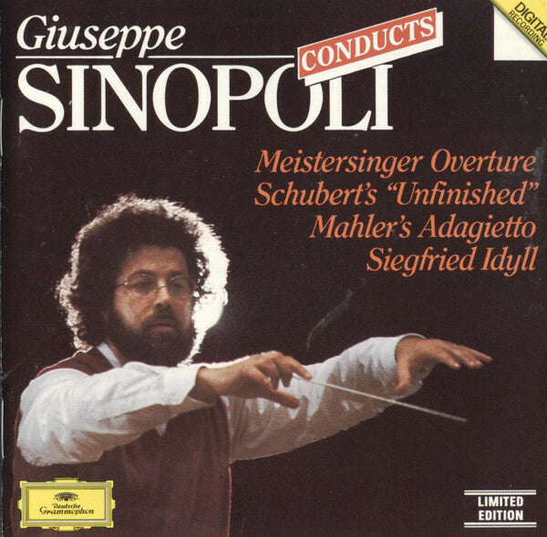 Richard Wagner / Franz Schubert / Gustav Mahler / Giuseppe Sinopoli - Sinopoli Conducts Meistersinger Overture / Schubert's Unfinished / Mahler's Adagietto / Siegfried Idyll - Franz Schubert, Gustav Mahler, Richard Wagner, Giuseppe Sinopoli - CD