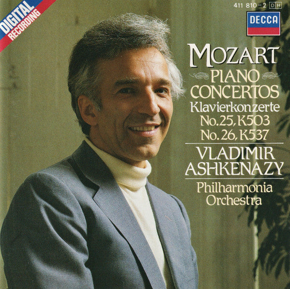 Mozart*, Philharmonia Orchestra, Vladimir Ashkenazy - Piano Concertos No.25, K503 & No.26, K537 - Mozart, Philharmonia Orchestra, Vladimir Ashkenazy - CD