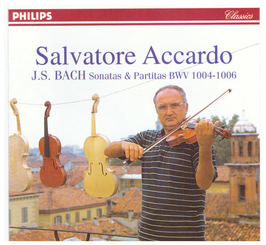 Johann Sebastian Bach, Salvatore Accardo - Sonatas & Partitas BWV 1004-1006 - Johann Sebastian Bach, Salvatore Accardo - CD