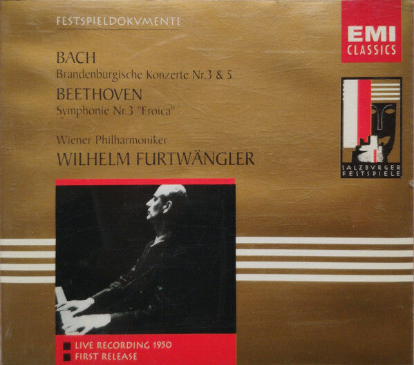 Wilhelm Furtwängler, Bach*, Beethoven* - Bach / Beethoven - Beethoven, Bach, Wilhelm Furtwängler - CD