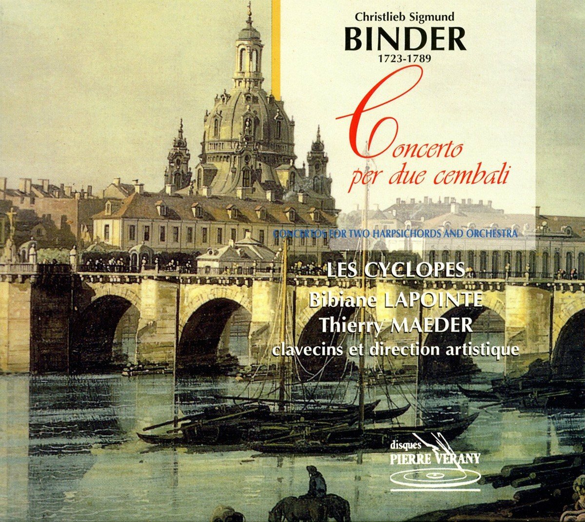 Concertos pour 2 Clavecins - Abraham Wolf Binder - CD