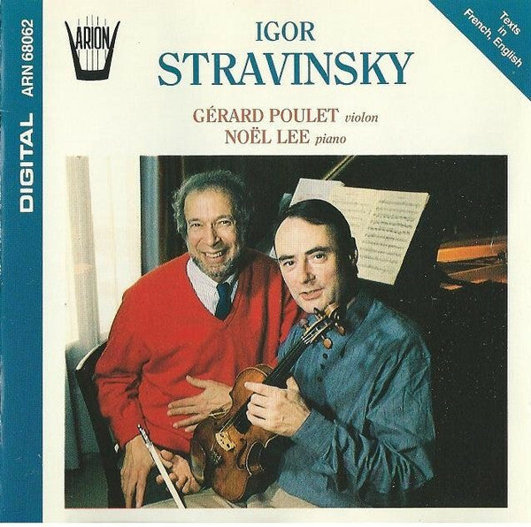 Igor Stravinsky - Noël Lee & Gérard Poulet - Danse Russe | L'Oiseau De Feu | Le Rossignol | Chanson Russe | Tango | Divertimento | Pastorale | Ballade | Duo Concertant - Igor Stravinsky - CD