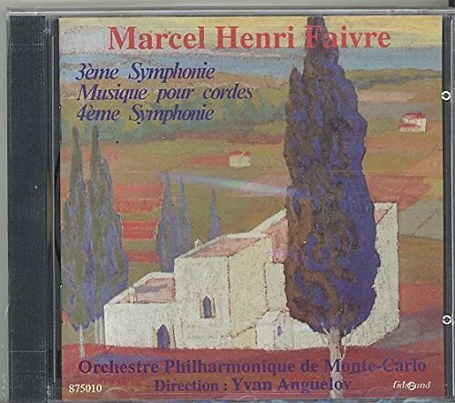 Symphonies nos. 3 & 4, musique pour cordes, 4eme Symphonie - Anguelov - CD