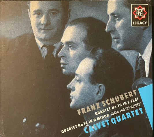 Franz Schubert, Calvet Quartet* - Quartet N°10 In E Flat / Quartet N°14 In D Minor Death And The Maiden - Franz Schubert, Calvet Quartet - CD