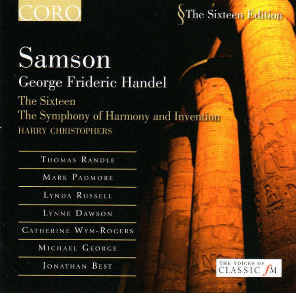 George Frideric Handel* - The Sixteen, The Symphony Of Harmony And Invention, Harry Christophers - Samson - George Frideric Handel - CD