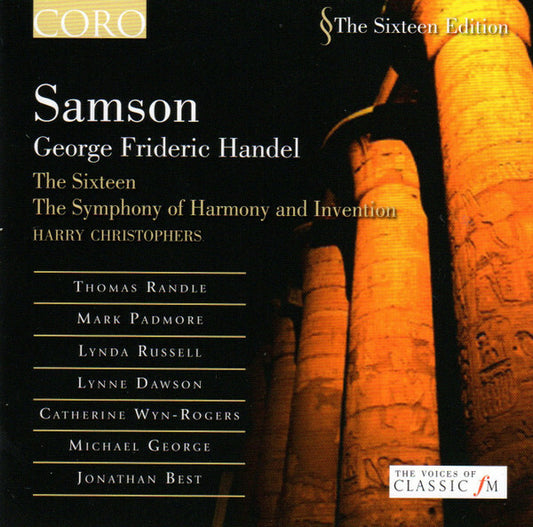 George Frideric Handel* - The Sixteen, The Symphony Of Harmony And Invention, Harry Christophers - Samson - George Frideric Handel - CD