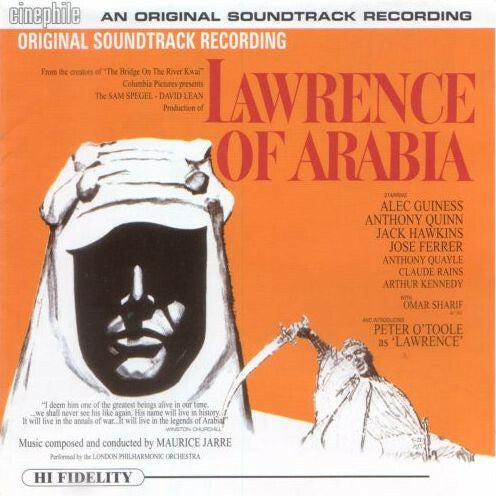 Maurice Jarre - Lawrence Of Arabia (Original Soundtrack Recording) - Maurice Jarre - CD