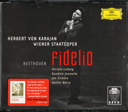 Beethoven* - Herbert von Karajan, Wiener Staatsoper*, Christa Ludwig, Gundula Janowitz, Jon Vickers, Walter Berry - Fidelio - Beethoven - CD