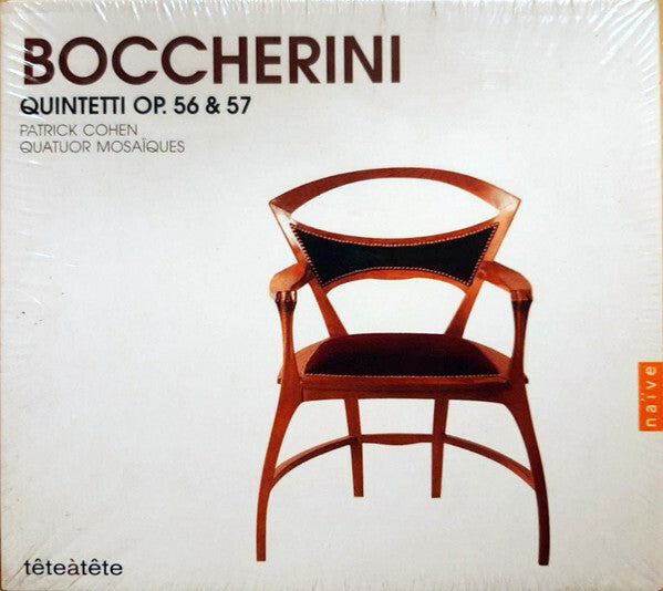 Boccherini*, Patrick Cohen, Quatuor Mosaïques - Quintetti Op. 56 & 57 - Boccherini, Patrick Cohen, Quatuor Mosaïques - CD