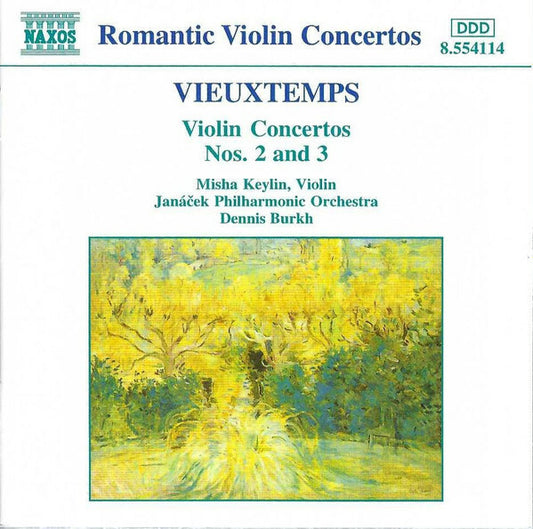 Vieuxtemps* ? Misha Keylin, Janá?ek Philharmonic Orchestra*, Dennis Burkh - Violin Concertos Nos. 2 And 3 - Vieuxtemps ? Misha Keylin, Janá?ek Philharmonic Orchestra, Dennis Burkh - CD