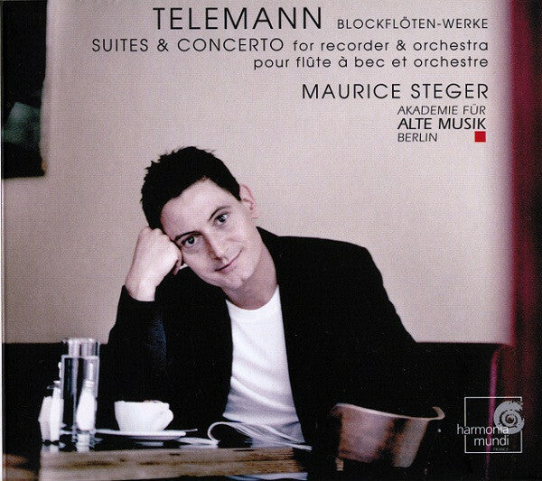 Telemann* / Maurice Steger, Akademie Für Alte Musik Berlin - Blockflöten-Werke (Suites & Concerto For Recorder & Orchestra = Suites & Concerto Pour Flûte À Bec Et Orchestra) - Telemann, Akademie für Alte Musik Berlin, Maurice Steger - CD