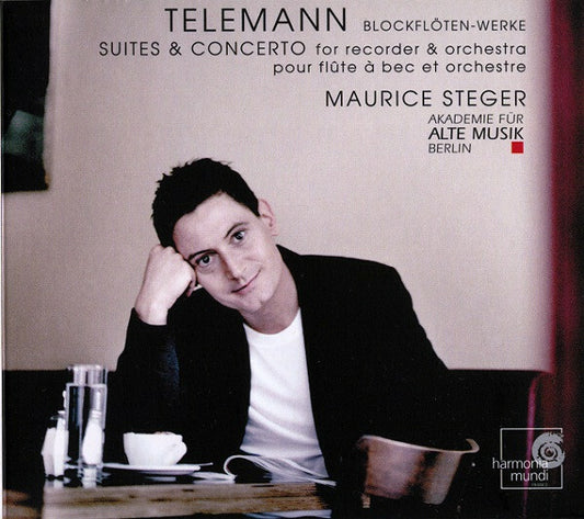 Telemann* / Maurice Steger, Akademie Für Alte Musik Berlin - Blockflöten-Werke (Suites & Concerto For Recorder & Orchestra = Suites & Concerto Pour Flûte À Bec Et Orchestra) - Telemann, Akademie für Alte Musik Berlin, Maurice Steger - CD