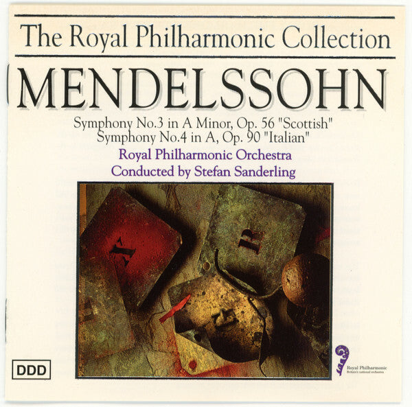 Mendelssohn*, Royal Philharmonic Orchestra, Stefan Sanderling - Symphony No. 3 In A Minor, Op. 56 Scottish / Symphony No. 4 In A, Op. 90 Italian - Mendelssohn, Royal Philharmonic Orchestra, Stefan Sanderling - CD